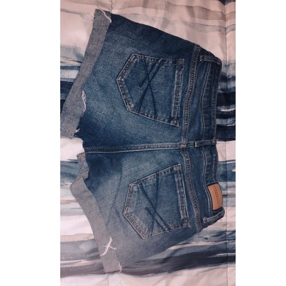 Ripped Denim Jean Shorts - Picture 2 of 6